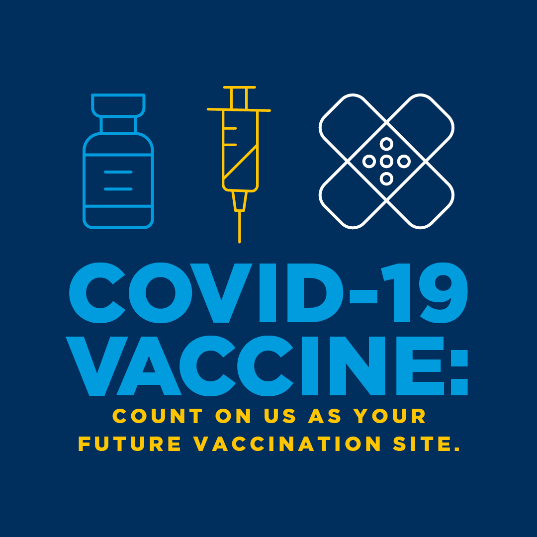 COVID-19 vaccine social media graphic