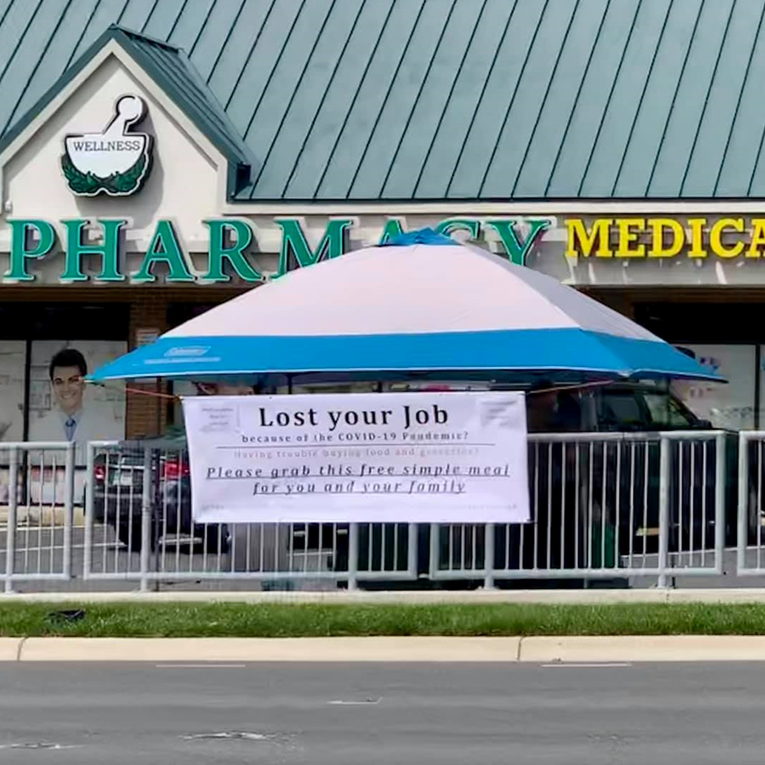 Dan's Pharmacy hands out free lunches to people in their community who lost their job due to COVID-19
