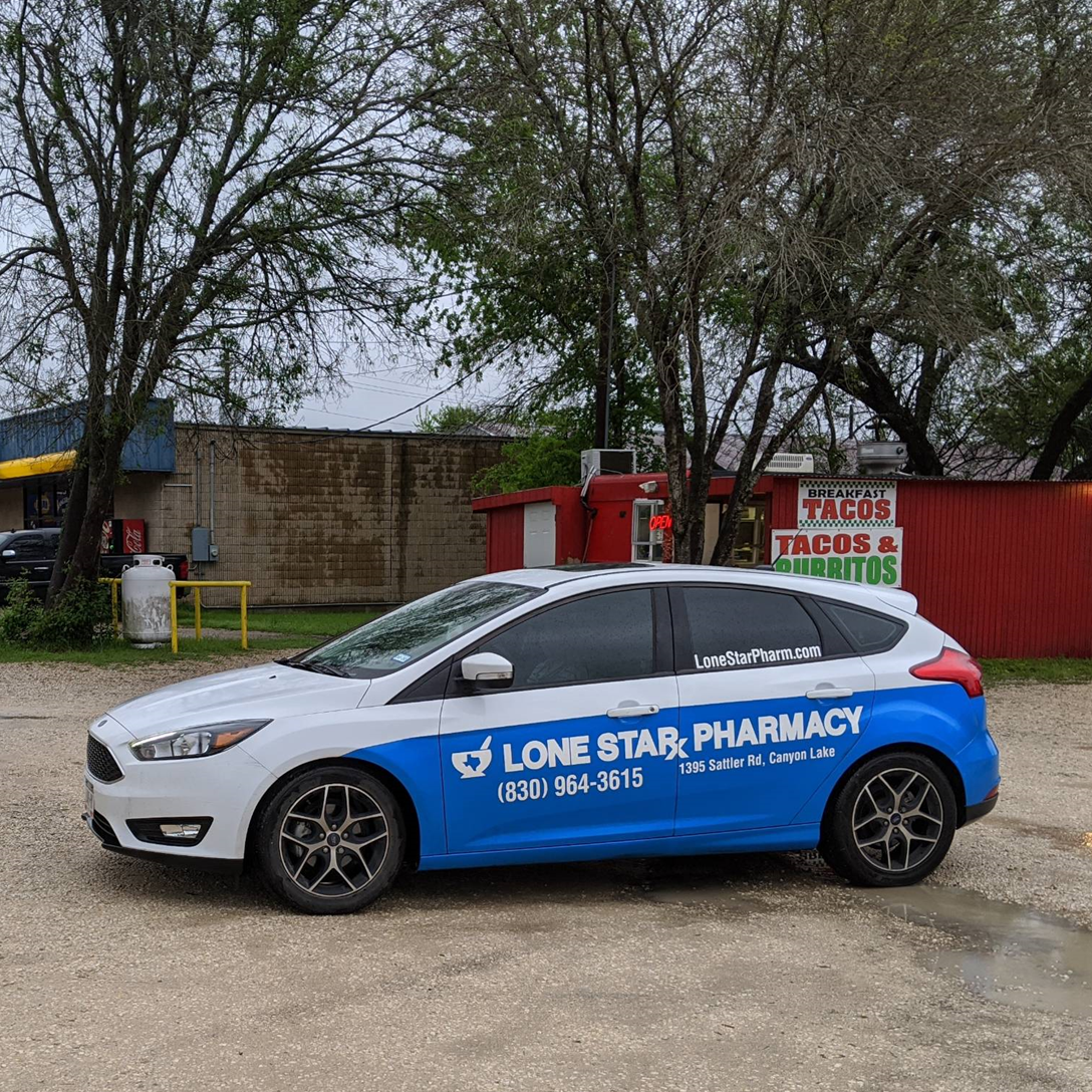 Lone Star Pharmacy in Canyon Lake supporting local restaurants