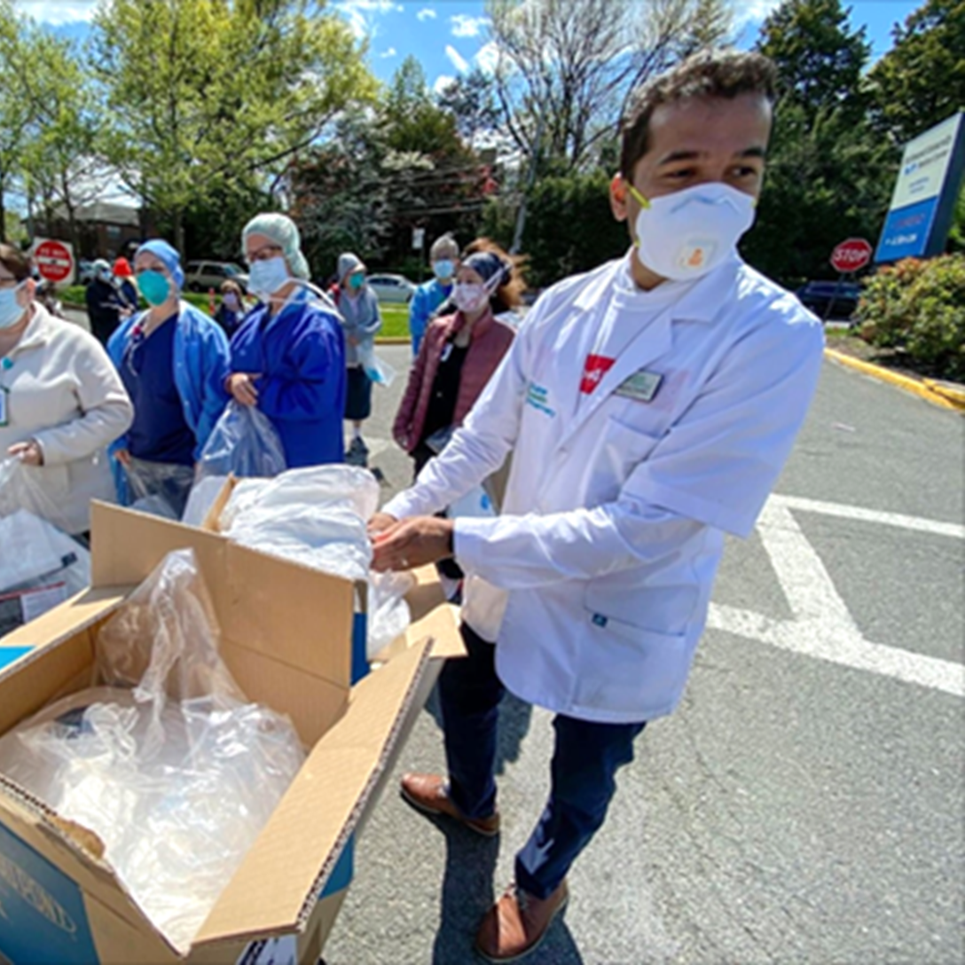 Super Health Pharmacy donating PPE to healthcare workers in New York