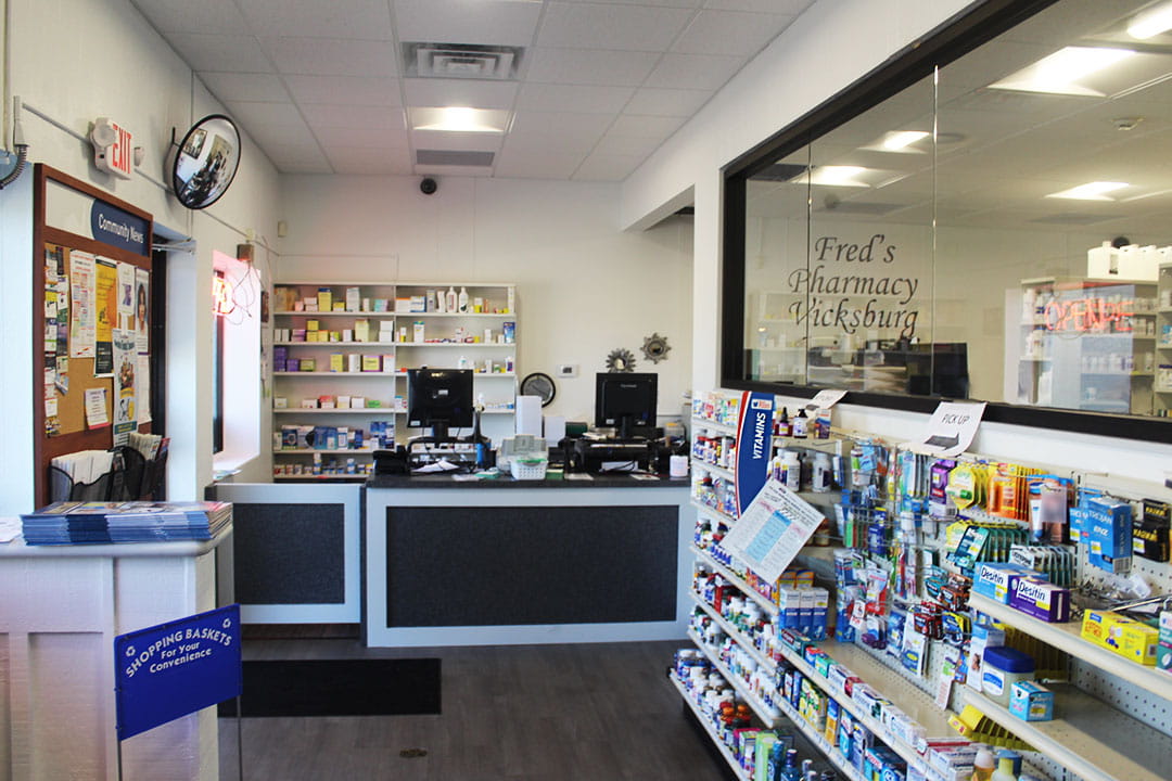 The inside of a pharmacy after transformation