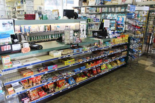 The inside of a pharmacy before transformation